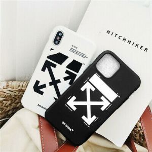 almost free iphone case    iPhone 6S 7 8 X 10 11  Black White For OFF WHITE Soft Phone Case Cover 2020 Hot